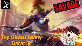 Savege❗ Top Global Darat Fanny, Jalan Kaki