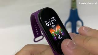 smartband m5 especificações