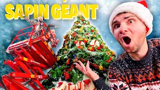 ON DÉCORE UN SAPIN DE NOËL GÉANT ! (on passe une journée de Noël ultra cliché ????)