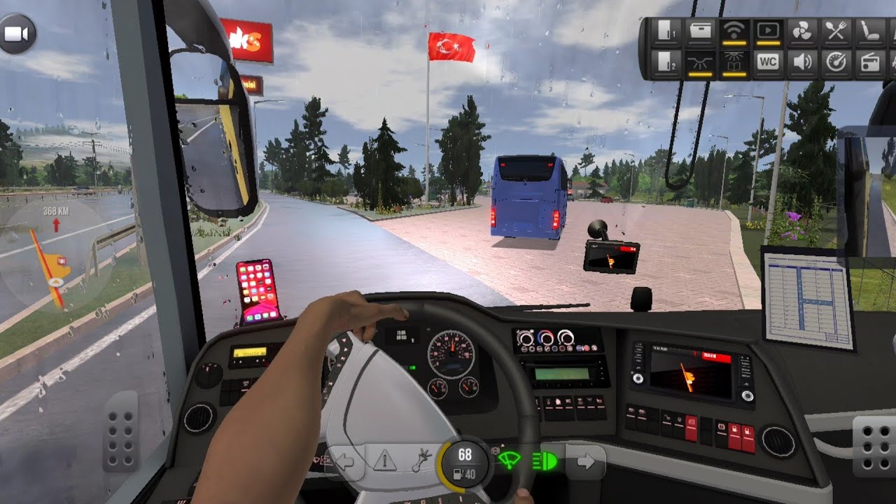 TOURISTE |BUS SIMULATOR ULTIMATE| ZUUKS MOBILE |GAMEPLAY RAINY ULTRA 4k