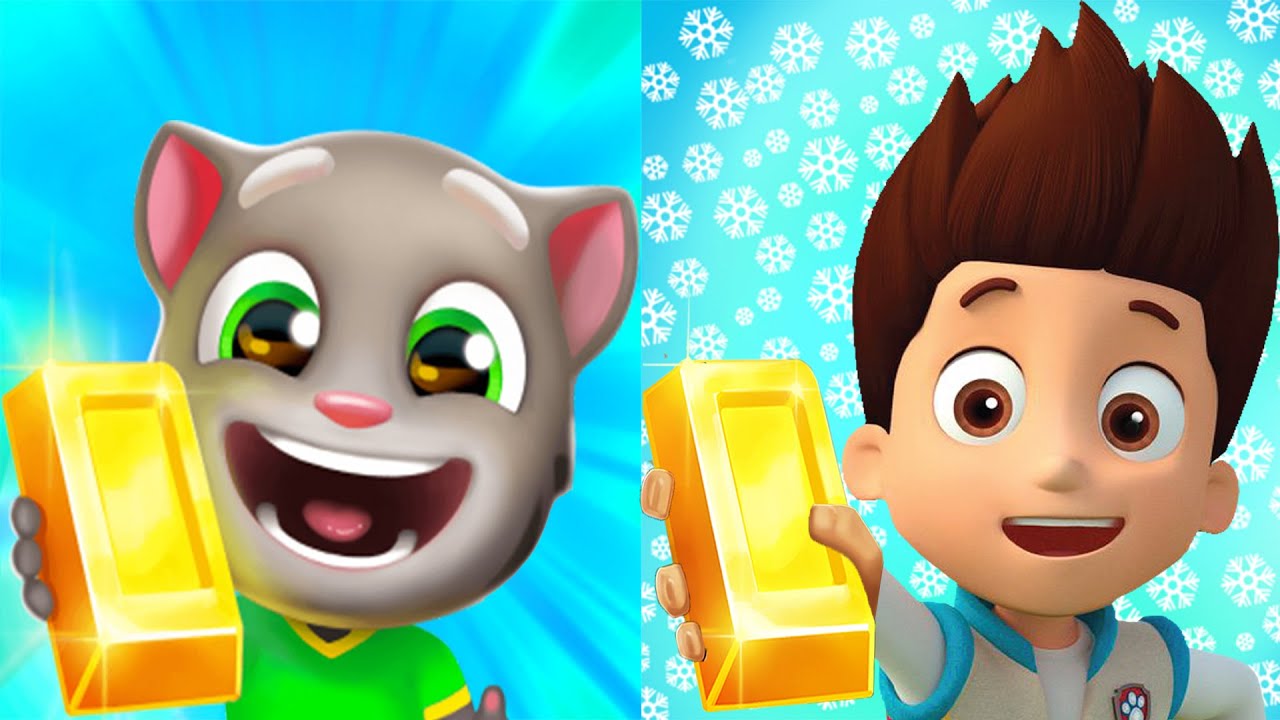 Tom Gold Run vs Paw Patrol Max Levels Top Tiktok Gameplay Satisfying Mobile Games