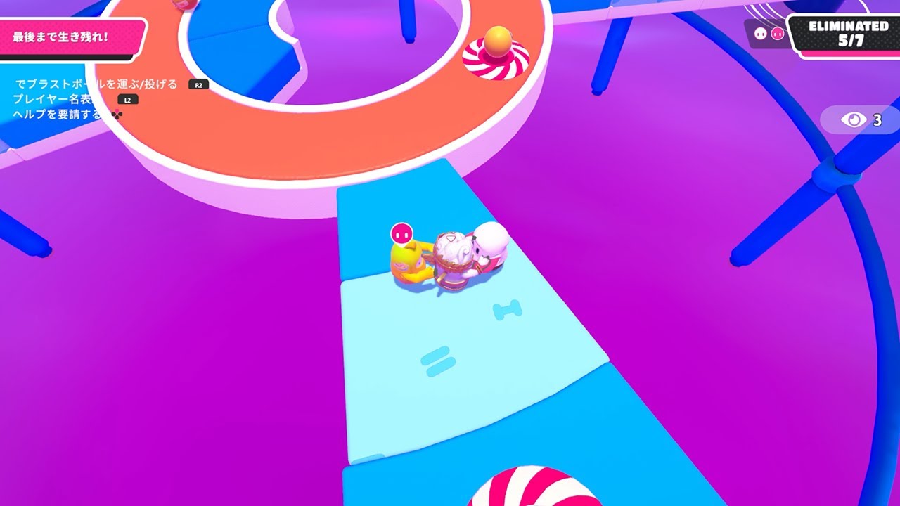 フォールガイズで2人がかりで相撲する奴ｗｗｗｗ【フォールガイズ/Fall Guys】