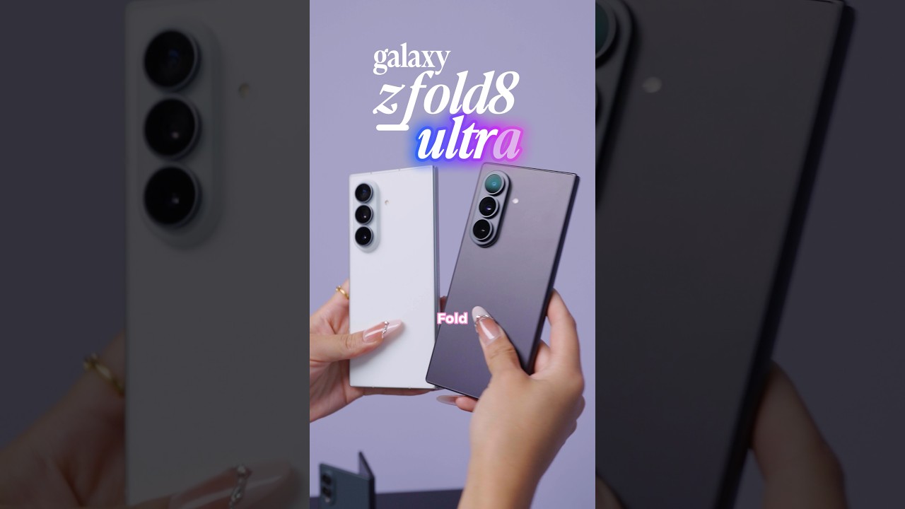 first look at the z fold8 ULTRA | samsung galaxy unpacked