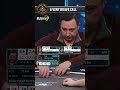 A CRAZY Poker HERO CALL! #Shorts