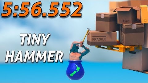 Getting Over It - Tiny Hammer% in 5:56.552