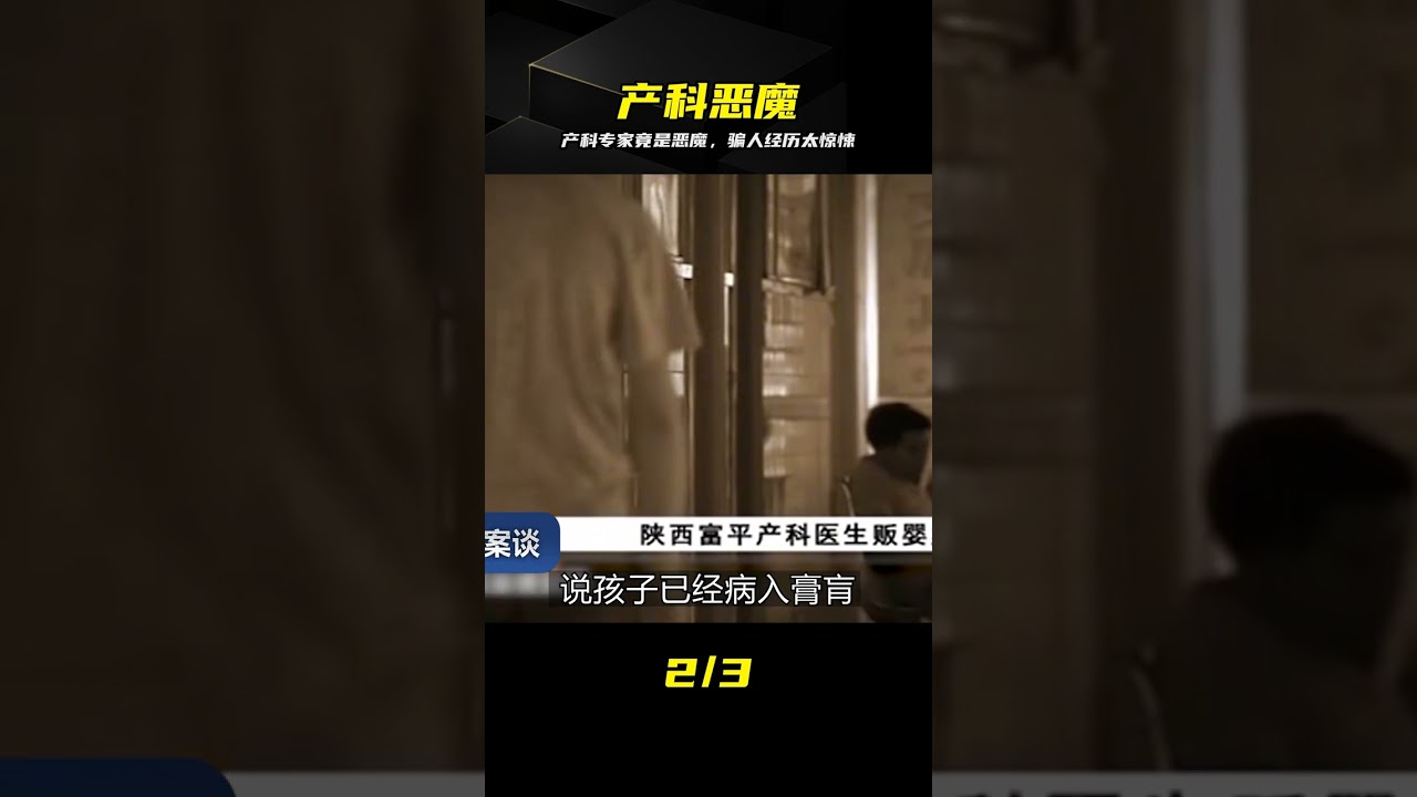 產科專家竟是惡魔!騙人手段太殘忍,受害者簡直不敢相信 #产科 #恩人 #恶魔 #欺骗 #警方 #真相