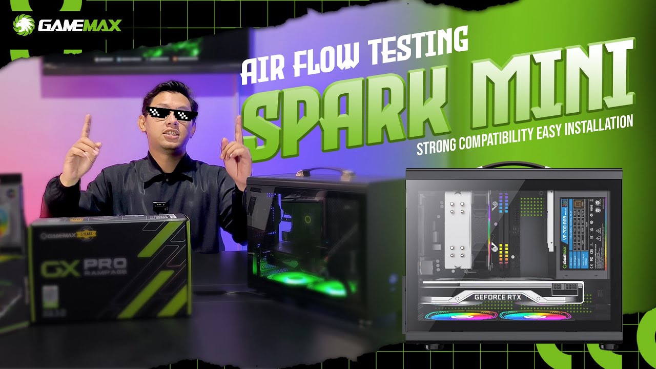 Review Gamemax Spark Mini -  Airflow Maksimal untuk Kinerja Optimal!