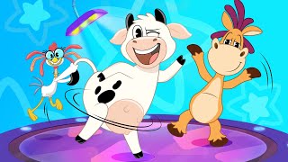 El Baile Del Cuerpo Con La Vaca Lola Baila Y Mueve Tu Cuerpo Canciones Infantiles Toy Cantando