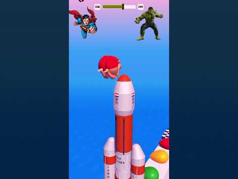Squeezy Girl Reverse Fun Jump #99 #fun #mobilegame #amogus #shortsfeed #crush #shorts