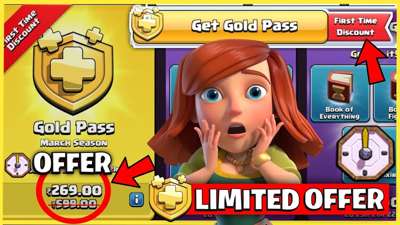 Super Offer! Supercell Giving Huge Discount For March Goldpass 2024