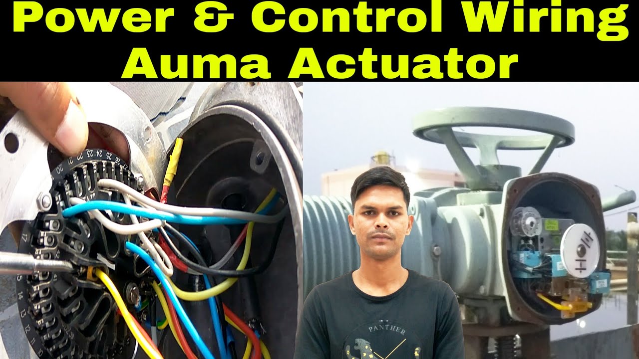 Power Wiring & Control Wiring Of Auma Actuator - YouTube