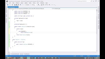 Replace Type Code With Subclasses