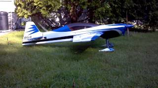 50cc Sbach 342 with a DLE 55 engine start up.