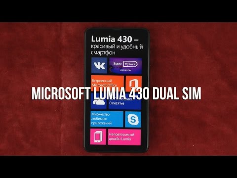 Демонстрация Microsoft Lumia 430 DS Black