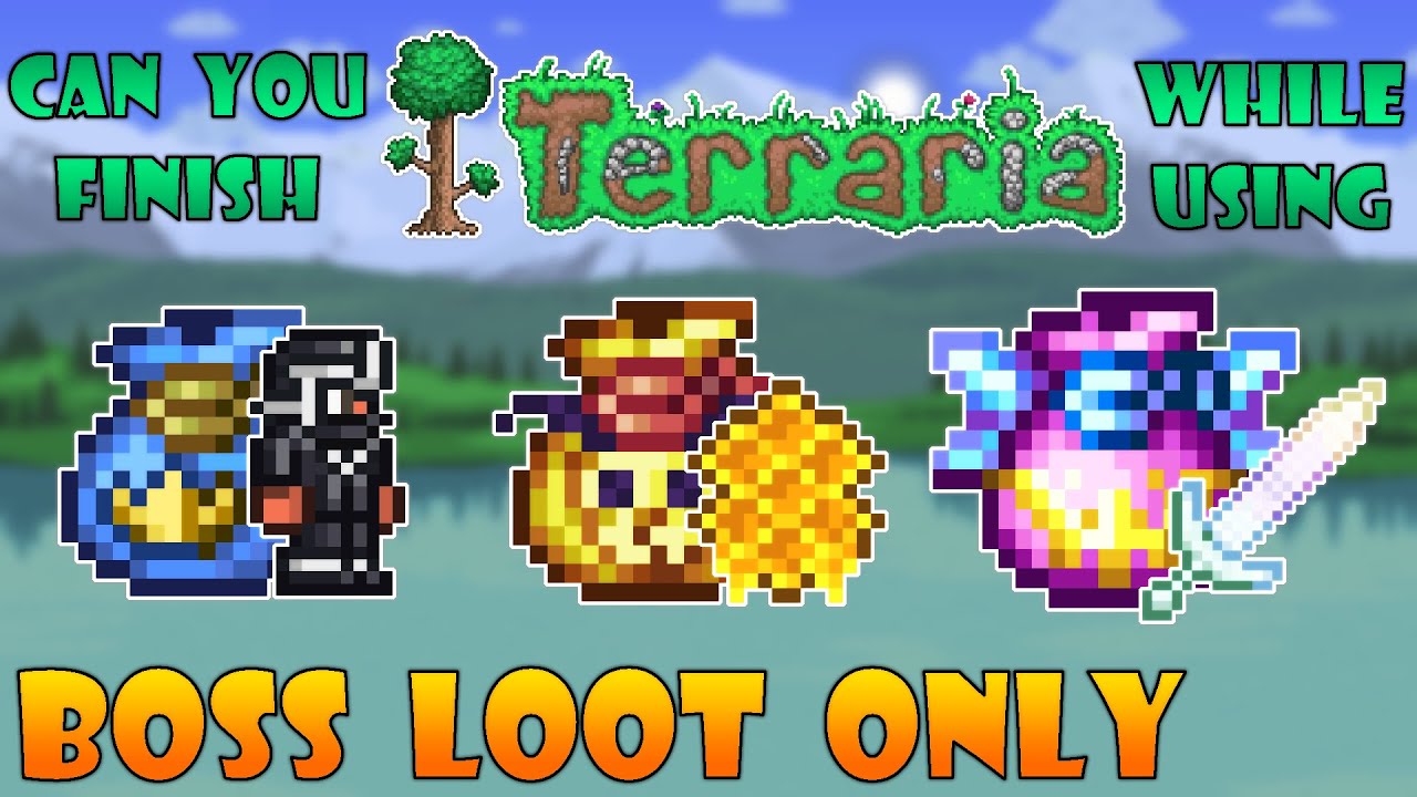 Can you finish Terraria using Boss Loot Only? - Terraria 1.4.3