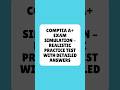 CompTIA A+ Exam Simulation Realistic Practice Test With Detailed Answers
