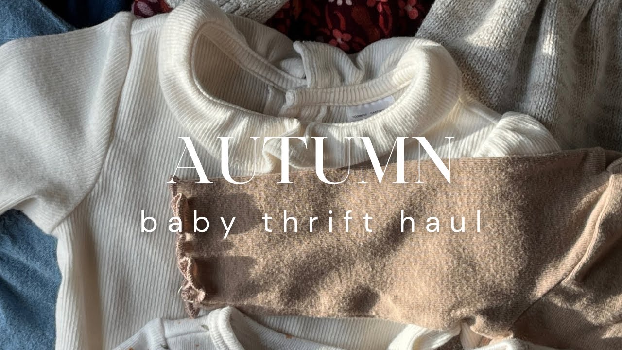 Fall Thrift Haul for Baby Clothes!