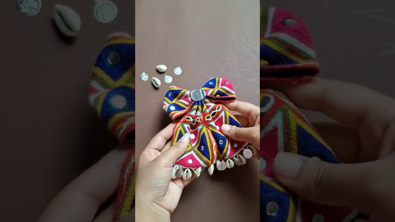 Best Navratri Hair Bow 🎀 | Handcrafted Bow for Garba & Dandiya Look
