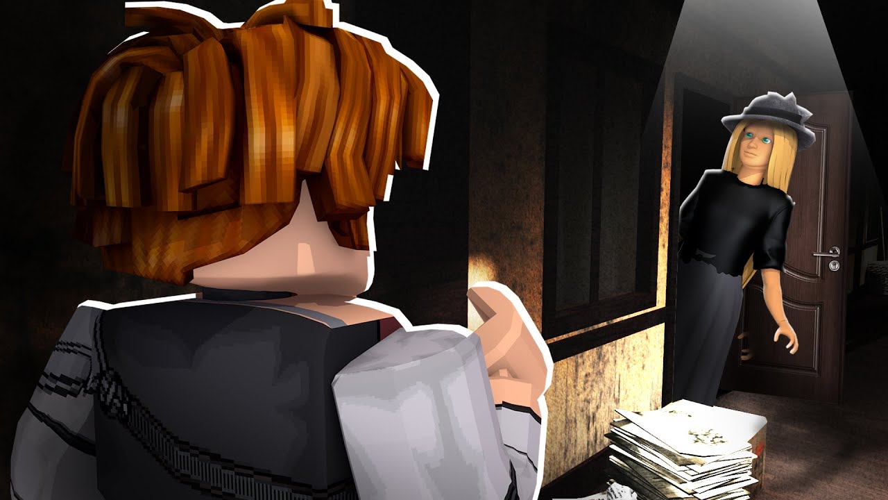 A MULHER DO APARTAMENTO AO LADO (Roblox Short Creepy Stories)