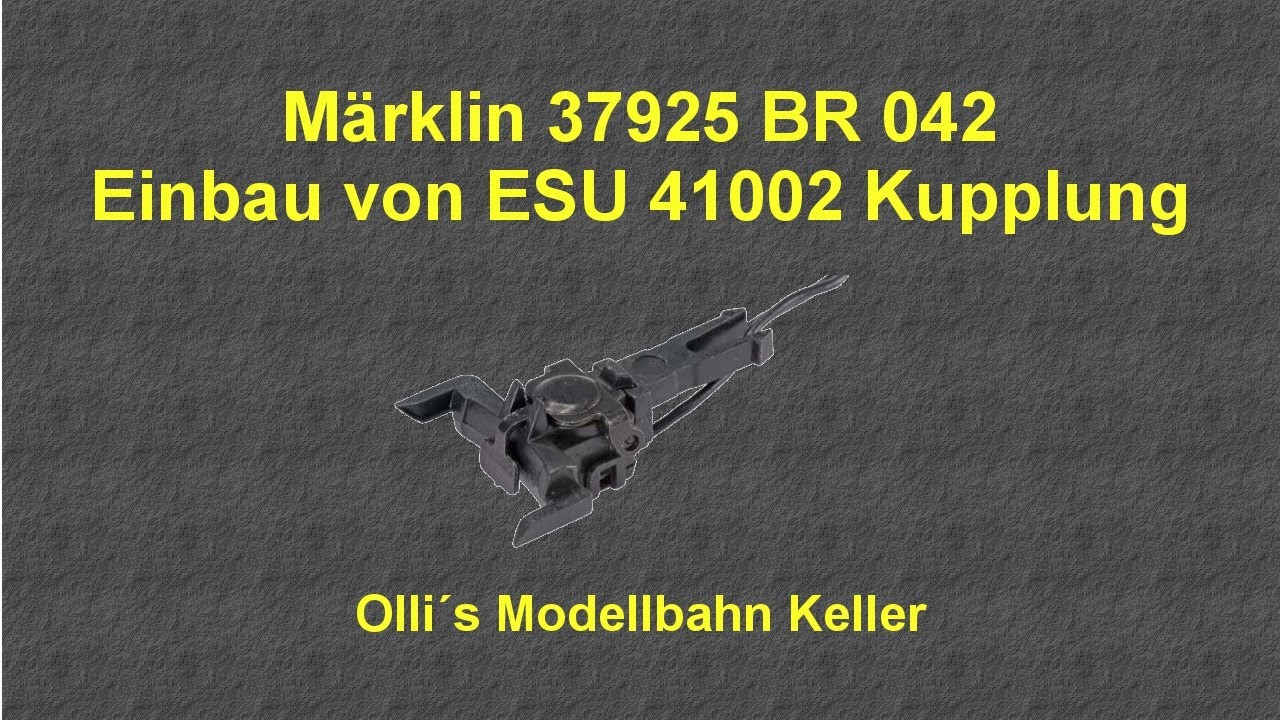 Märklin 39640 BR 64 Einbau ESU 41002 Digitalkupplung