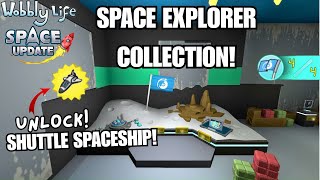 UNLOCK SHUTTLE SPACESHIP! COMPLETE THE SPACE EXPLORER EXHIBIT (TIMESTAMPS)! Wobbly Life Space Update screenshot 4