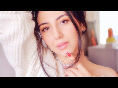 ASMR Relaxing Makeup  Whispered Ear to Ear - ASMR Relaxing Makeup  Whispered Ear to Ear