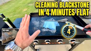 Cleaning BLACKSTONE in 4 Minutes Flat With Secret Tool 🔥