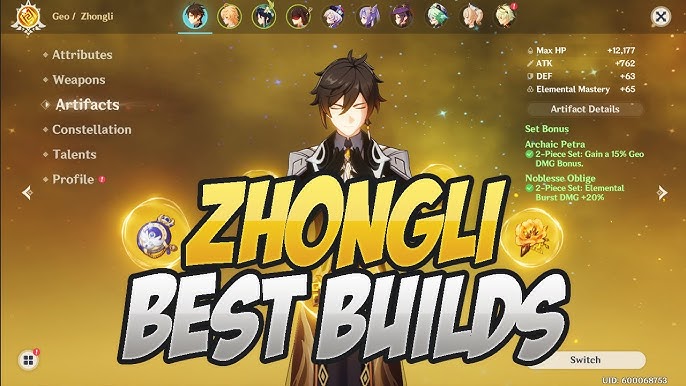 Zhongli build – Genshin Impact