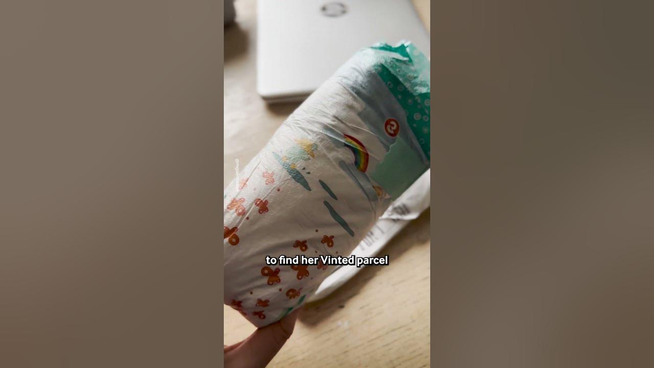 vinted-parcel-arrives-inside-a-diaper-youtube