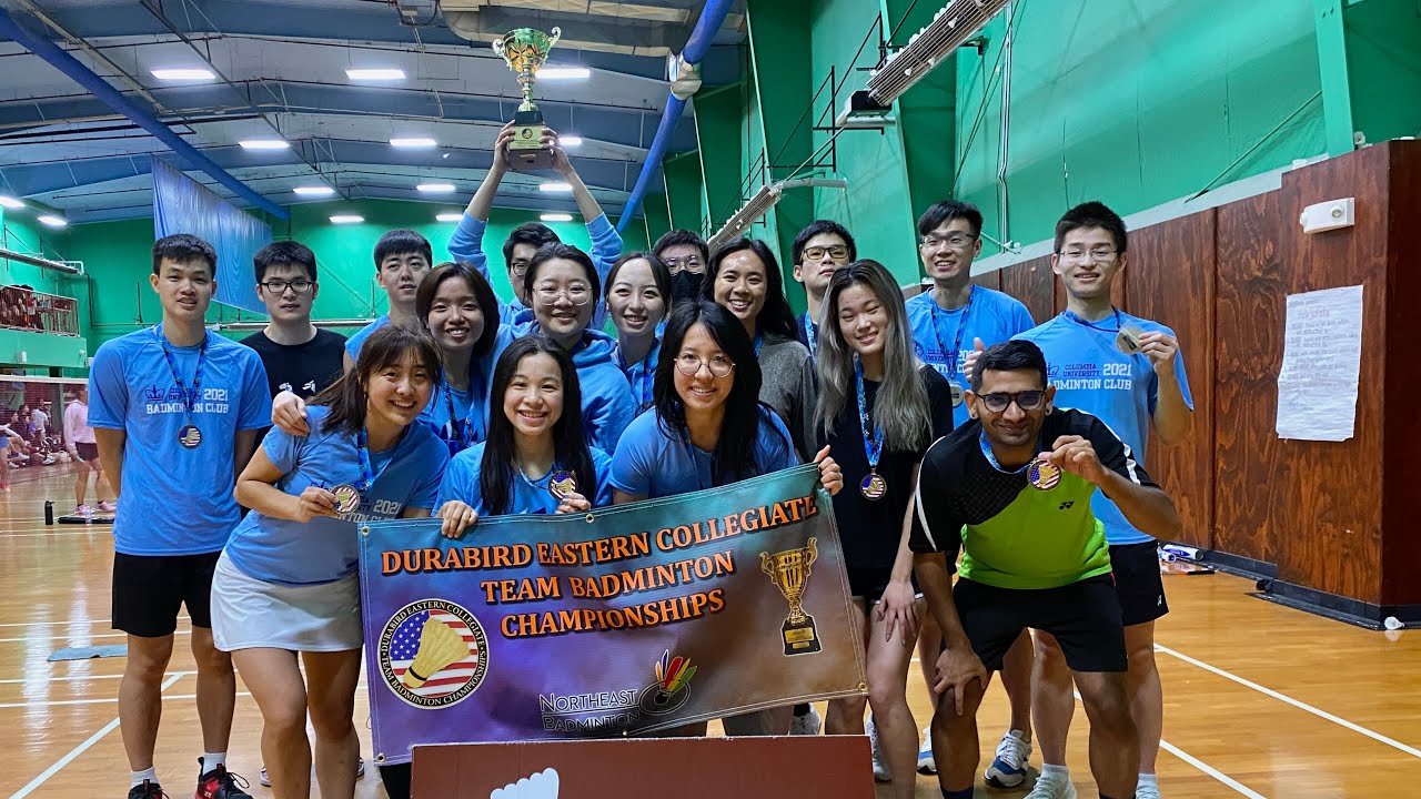Columbia badminton team wins 2022 Eastern Collegiate Championships!