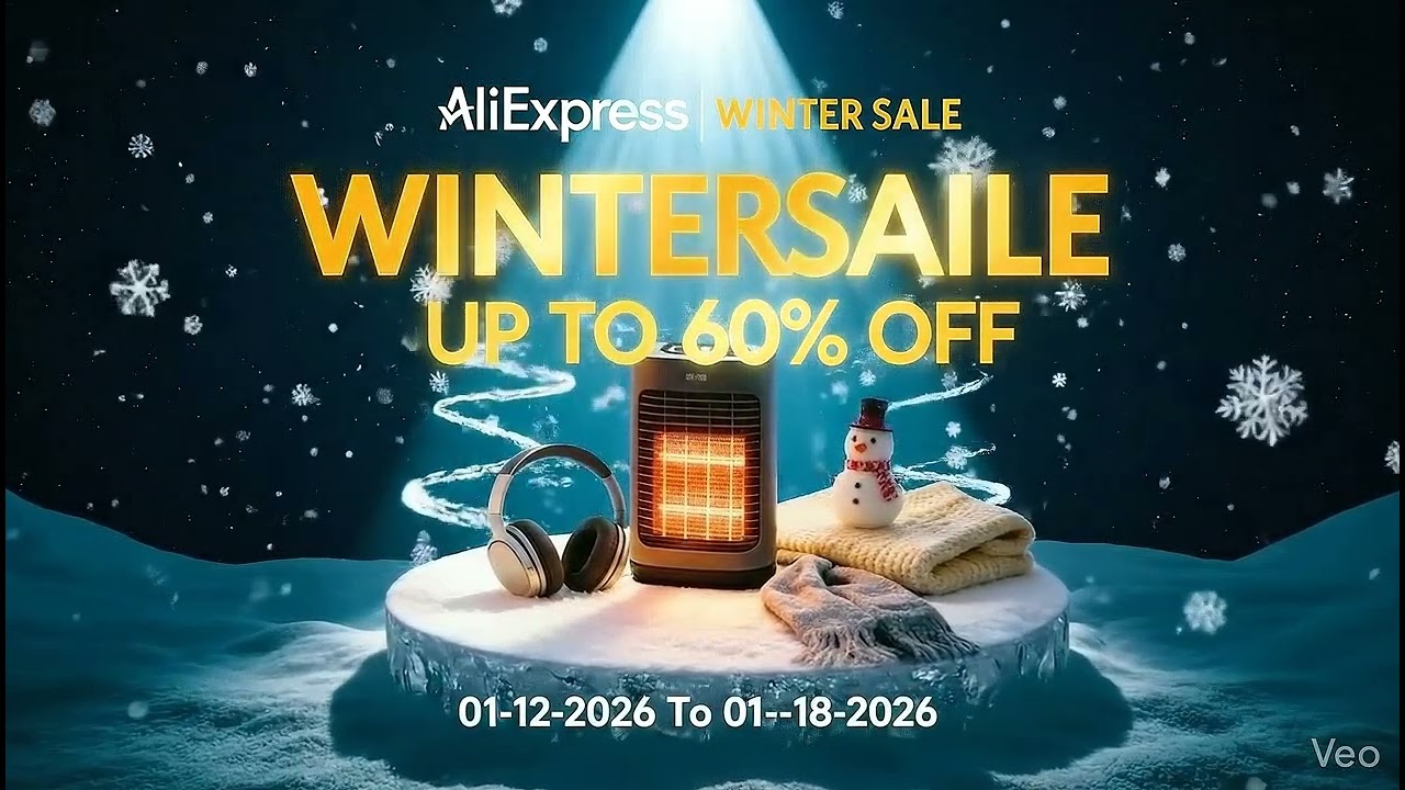 Aliexpress Winter Sale Up to 60 % Off from 1-12-2026 To 1-18-2026