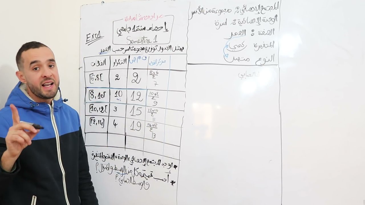 الإحصاء سنة أولى جامعي   تخصص علوم اقتصادية و التسيير و علوم تجارية   السداسي الأول   الأستاذ رمزي