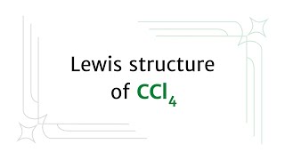 Lewis structure of CCl4