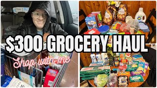 $300 Grocery Haul || SHOP WITH ME || Walmart & Ruler Foods Haul