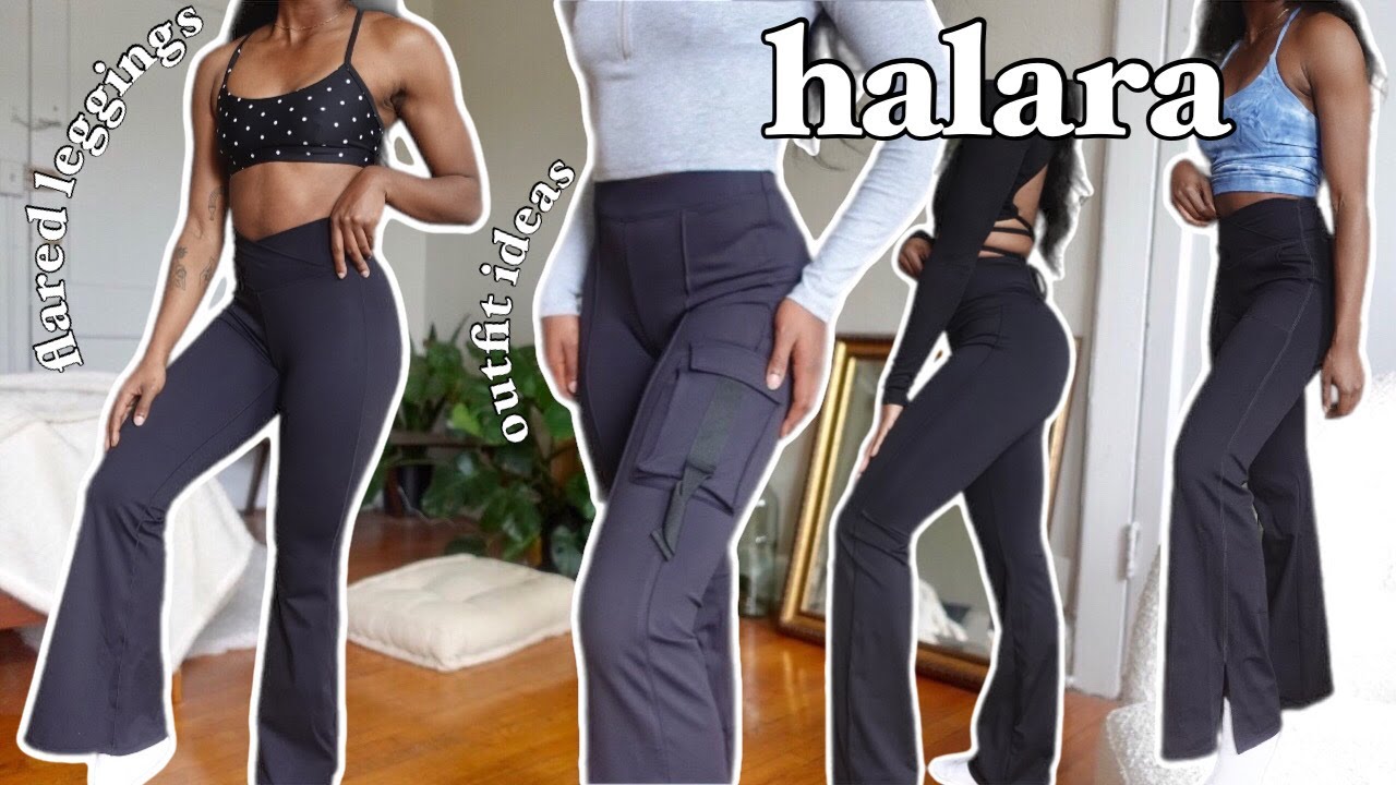 FLARE LEGGINGS are BACK!  Watch it before you BUY! Halara Activewear Haul  & Review 