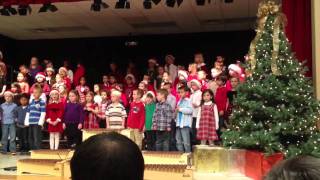 Simon Singing Feliz Navidad At His School Christmas Concert