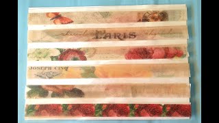 Masking tape to Washi (faux)