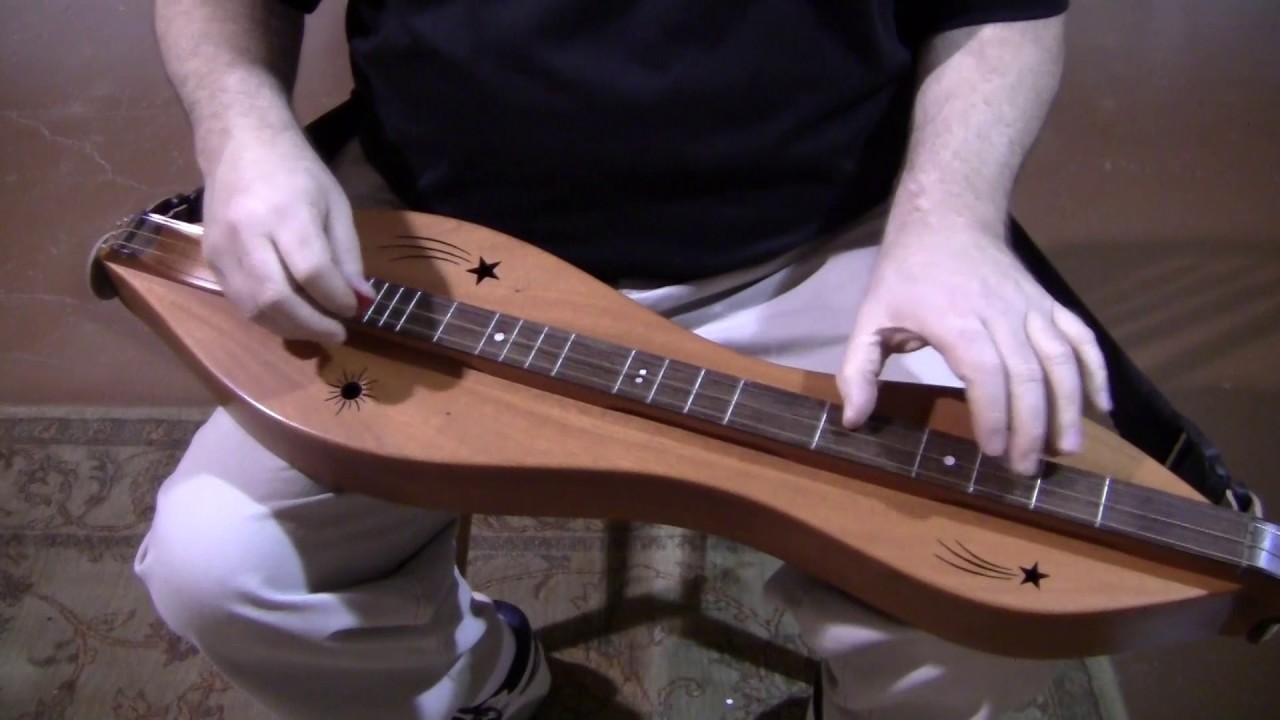 Folkcraft Instruments mountain dulcimer demonstration, serial number 20141622 YouTube