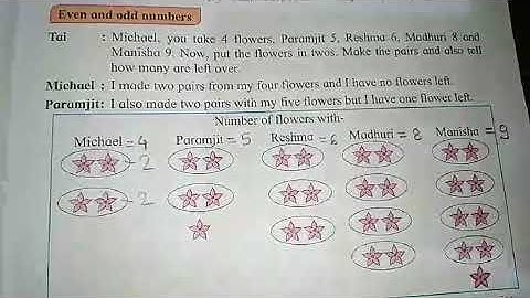 Std -4th | Maths | 2. Number work | Even and Odd Numbers.