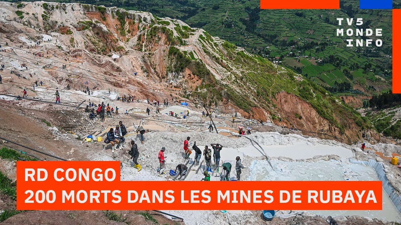 RD Congo : Un éboulement dans les mines de Rubaya provoque au moins 200 morts