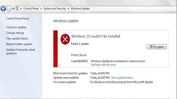 How To Fix/Troubleshoot Windows Update Error 8024402c