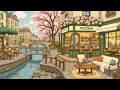 Cozy Spring Outdoor Coffee Shop 🌿☕ Chillhop Lofi Beats for Study, Deep Focus & Relaxation