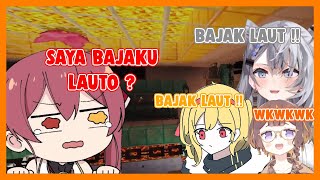 [ Hololive sub indo ] Perkenalan marine senpai menggunakan bahasa indonesia !!