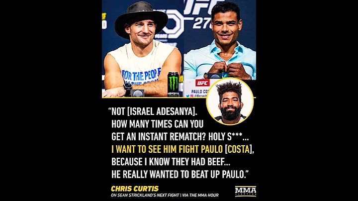 SEAN STRICKLAND VS PAULA COSTA? #ufc #mmaworld #mmafighter #mma #mmatv #seanstrickland