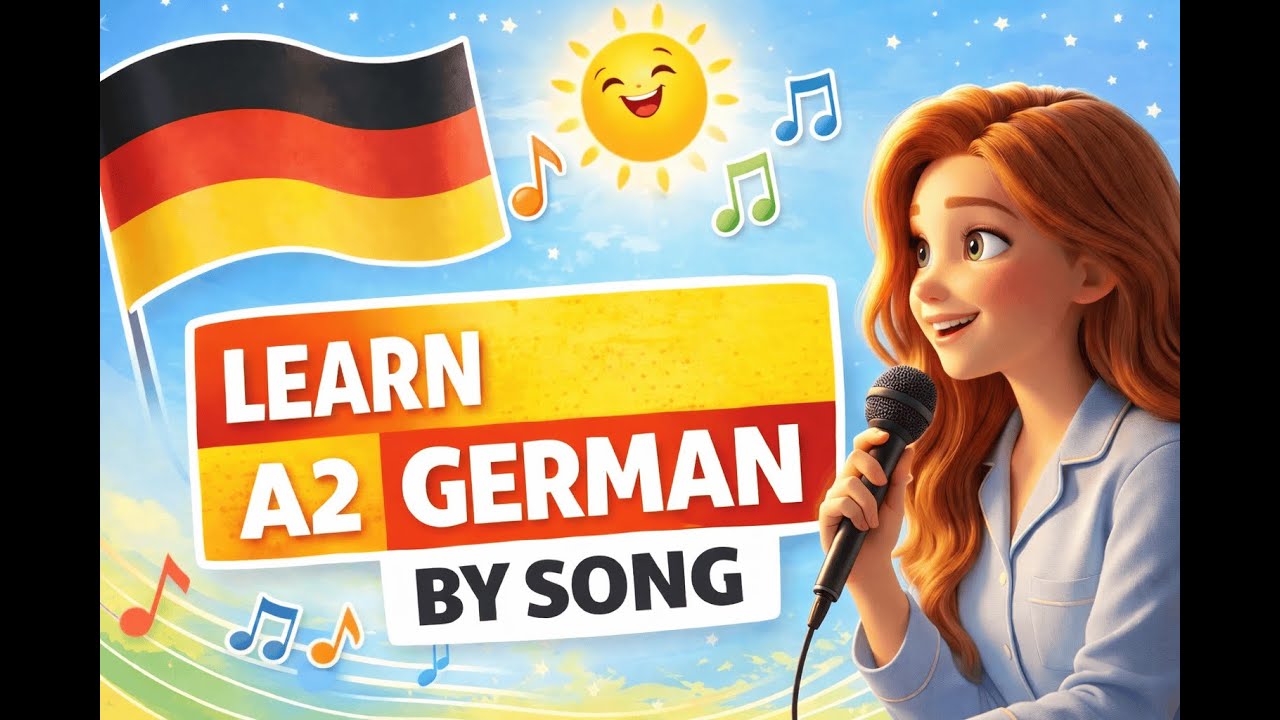 Learn A2 German by Song 🎵 | Easy & Fun German Listening Practice - YouTube