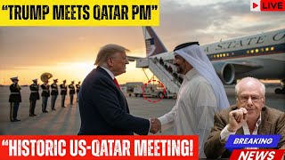 "Trump Meets Qatar Leaders Mid-Air! | Strategic US-Qatar Talks"