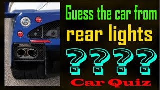 Car quiz ? || Guess the car from rear lights , tail lights screenshot 5