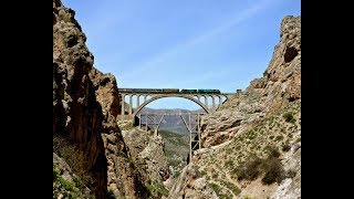 Trans-Iranian Railway - EMD Bo-Bo & Co-Co Diesels Over The Veresk Bridge 2018