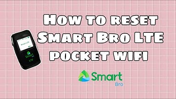 HOW TO RESET SMARTBRO LTE POCKET WIFI | FORGOT PASSWORD