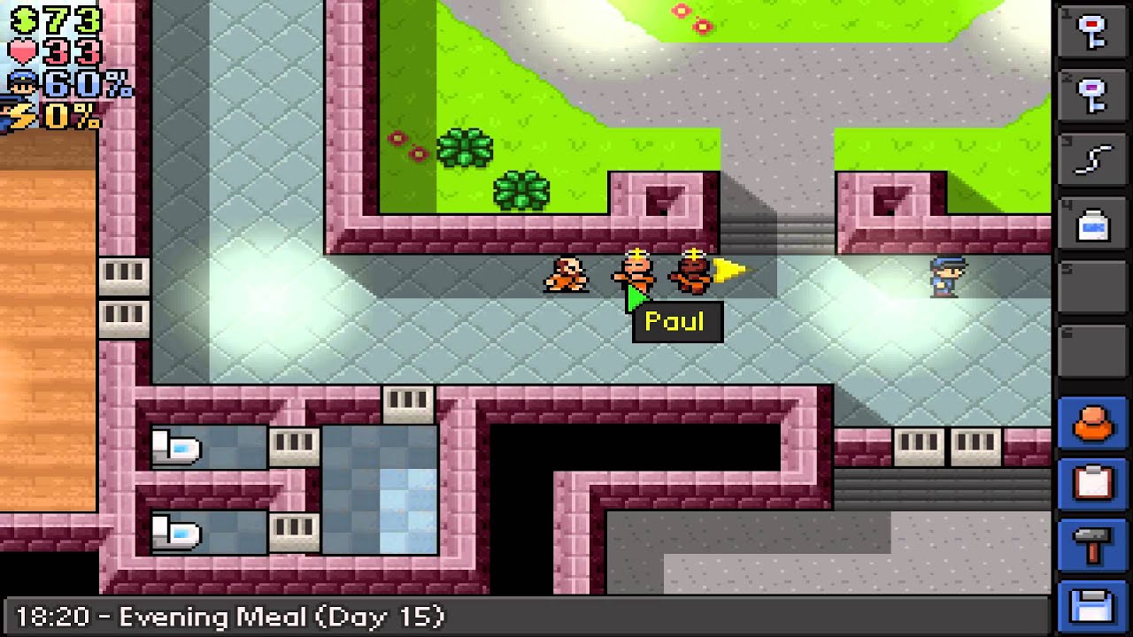 Lets Play The Escapists 10 Guard Outfit And Shank! YouTube